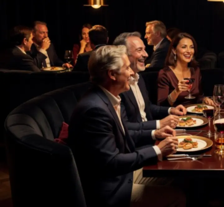 Visszatérő vendégek egy hangulatos sarokasztalnál a Magyar Dining Experience-ben